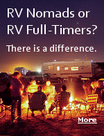 Although, on the surface, they seem to be similar (and are depicted as such), it should be obvious that year round RV Living and Travel is a permanent lifestyle entered into mostly by mature, older people who have enough money to enjoy it, where as Nomading is one that mostly younger people buy into because they think they can sidestep the responsibilities involved in building a proper life (aka ''paying their dues'').